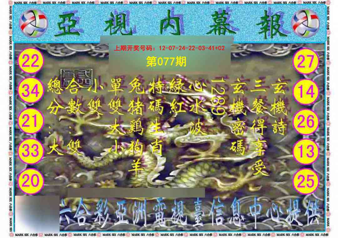 077期亚视内幕报[图]